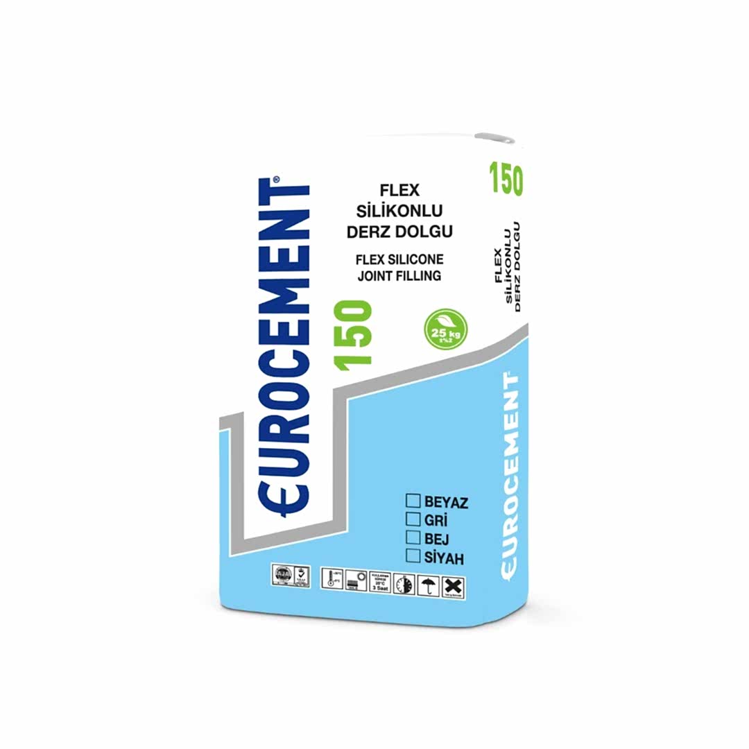 Eurocement 150 Silikonlu Esnek Derz Dolgu